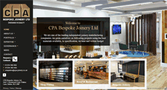 Desktop Screenshot of cpa-joinery.co.uk